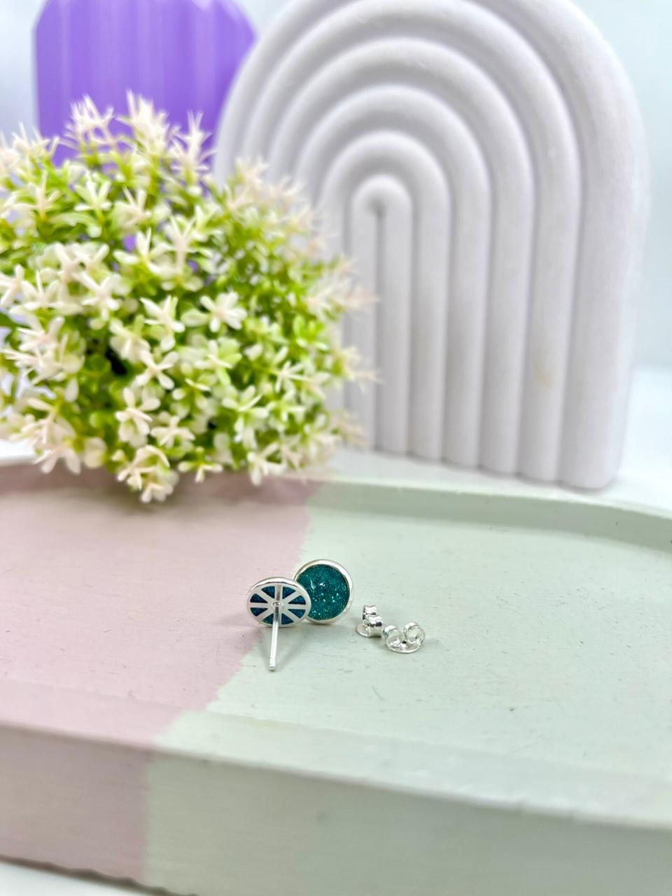 BRINCO REDONDO AZUL TURQUESA BP1916