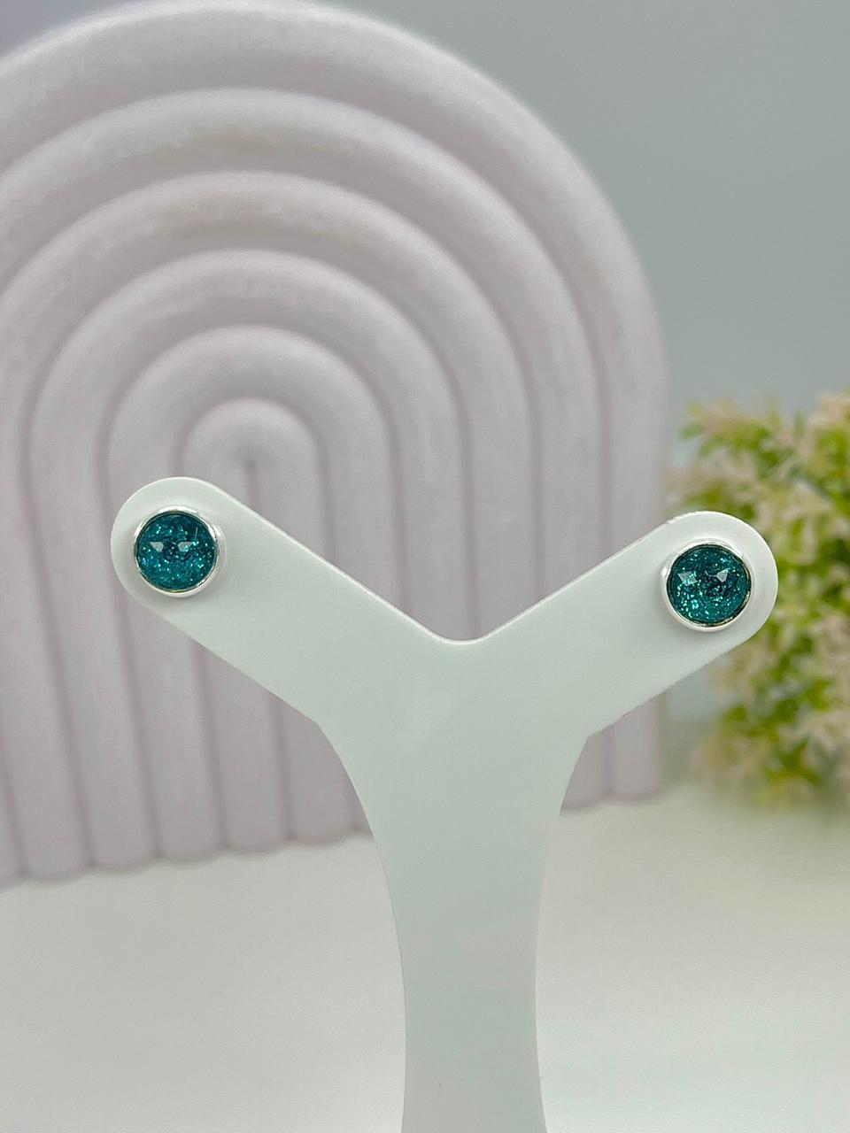 BRINCO REDONDO AZUL TURQUESA BP1916