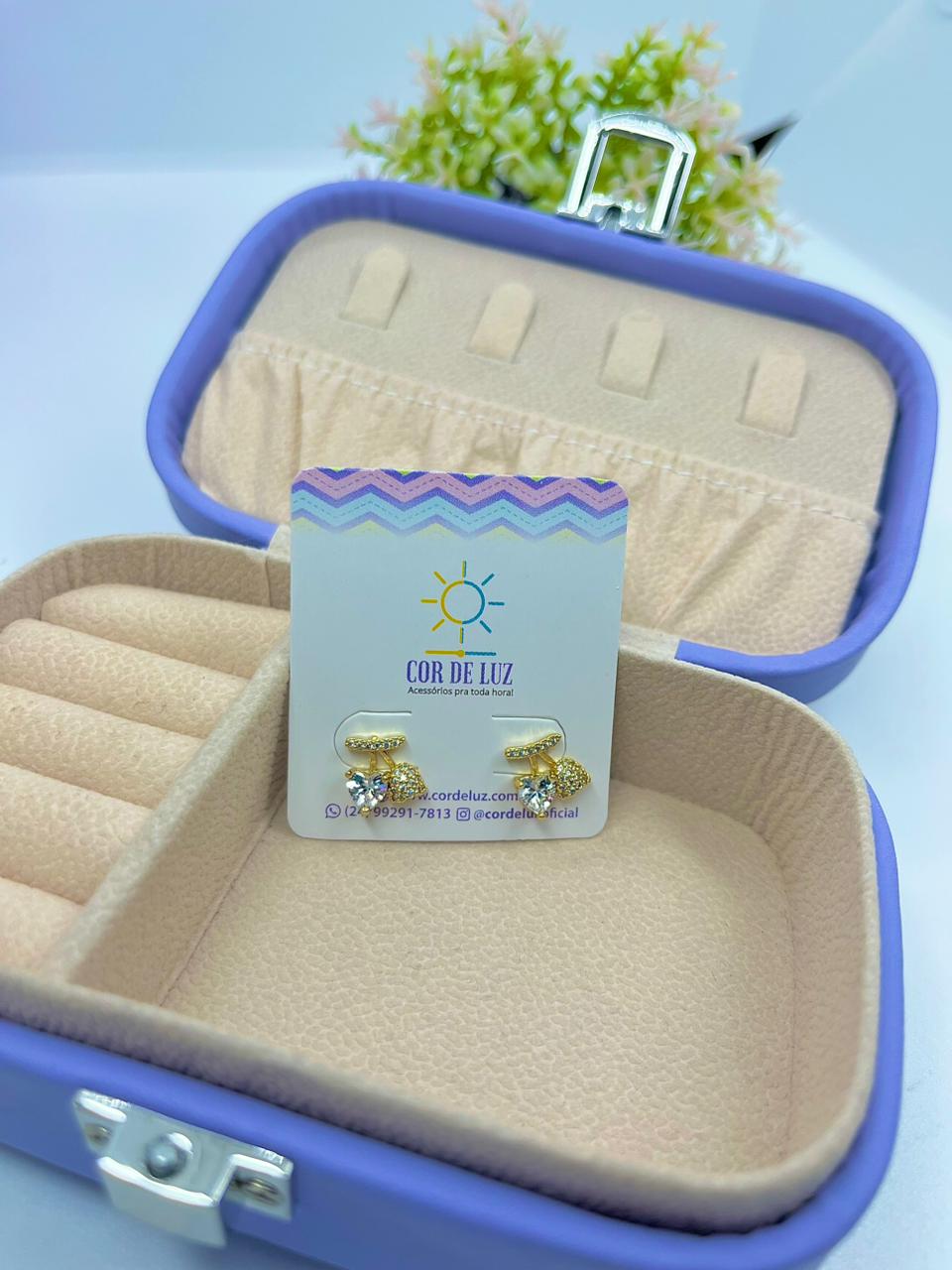 BRINCO CEREJAS ZIRCONIAS BO1938