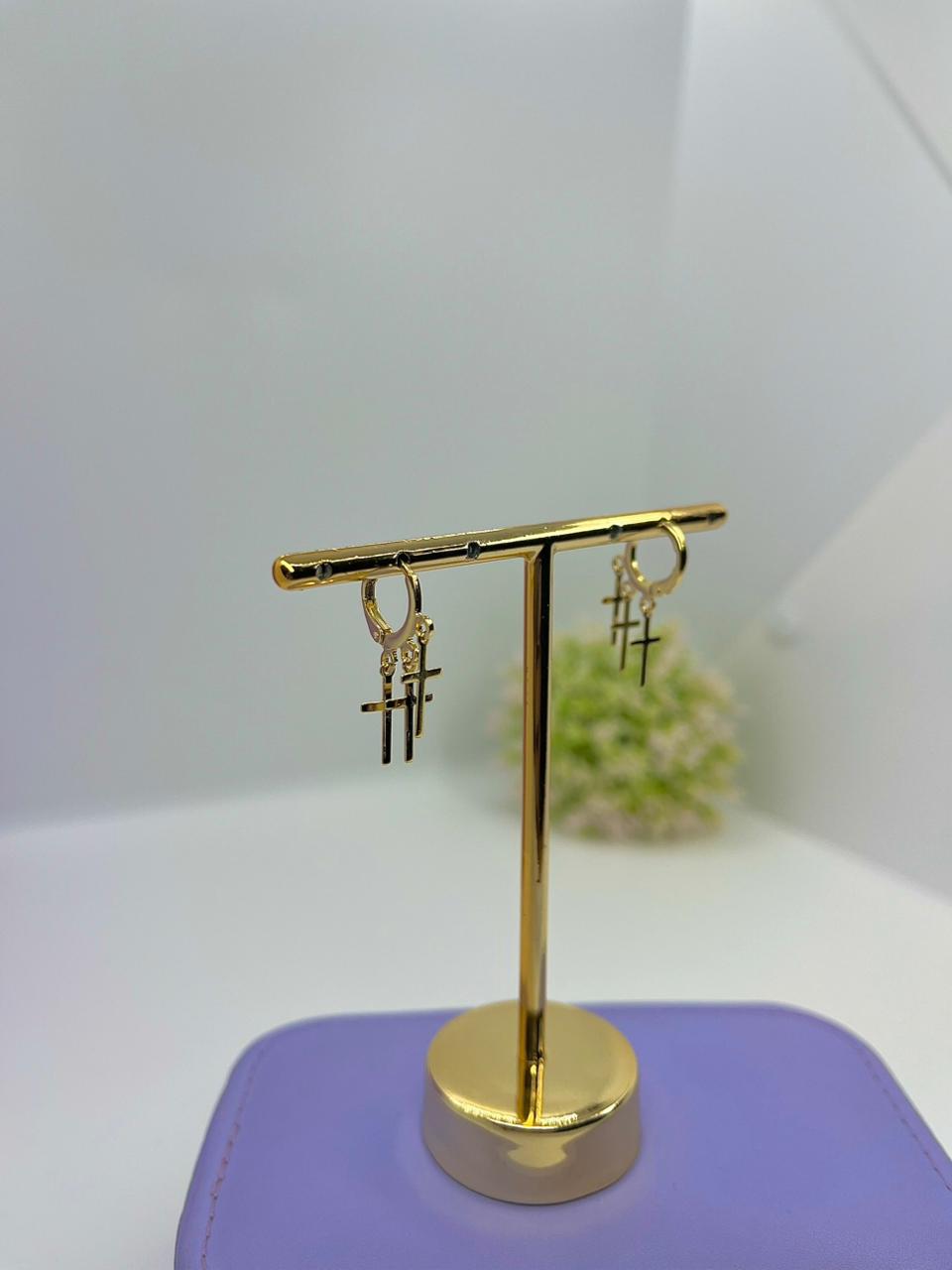 ARGOLA CLICK CRUCIFIXOS  BO1950