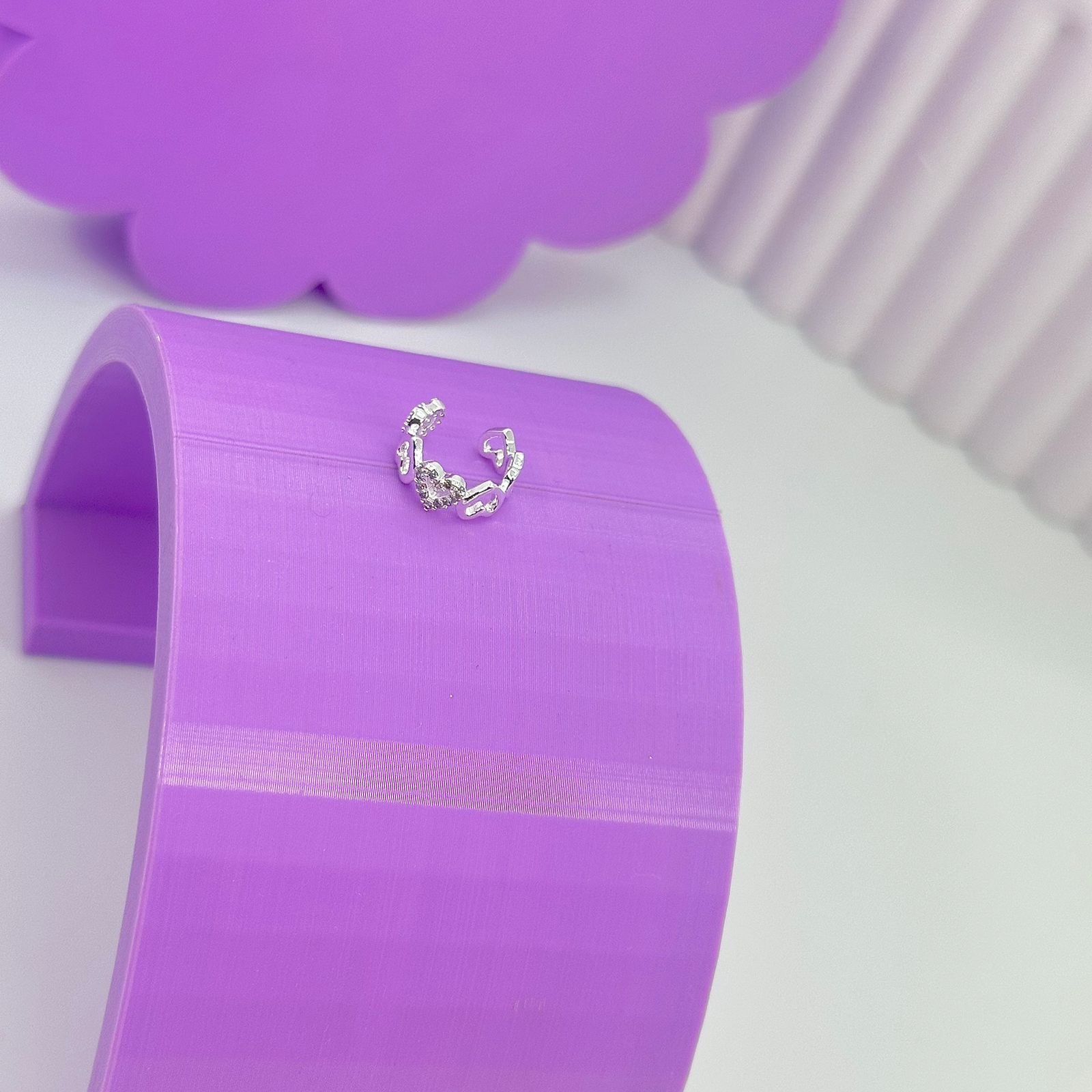 PIERCING FAKE CORAÇÕES 2 GRAVEJADOS PFP1951