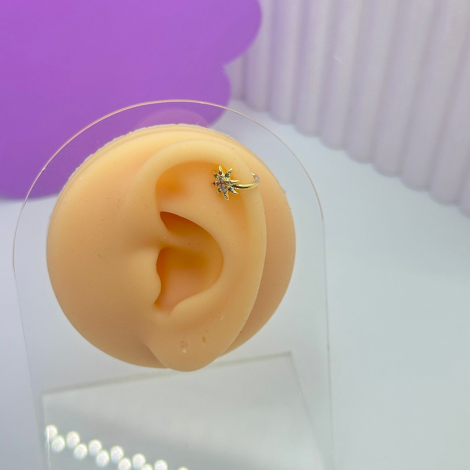 PIERCING FAKE ESTRELA CADENTE COLOR PFO1956