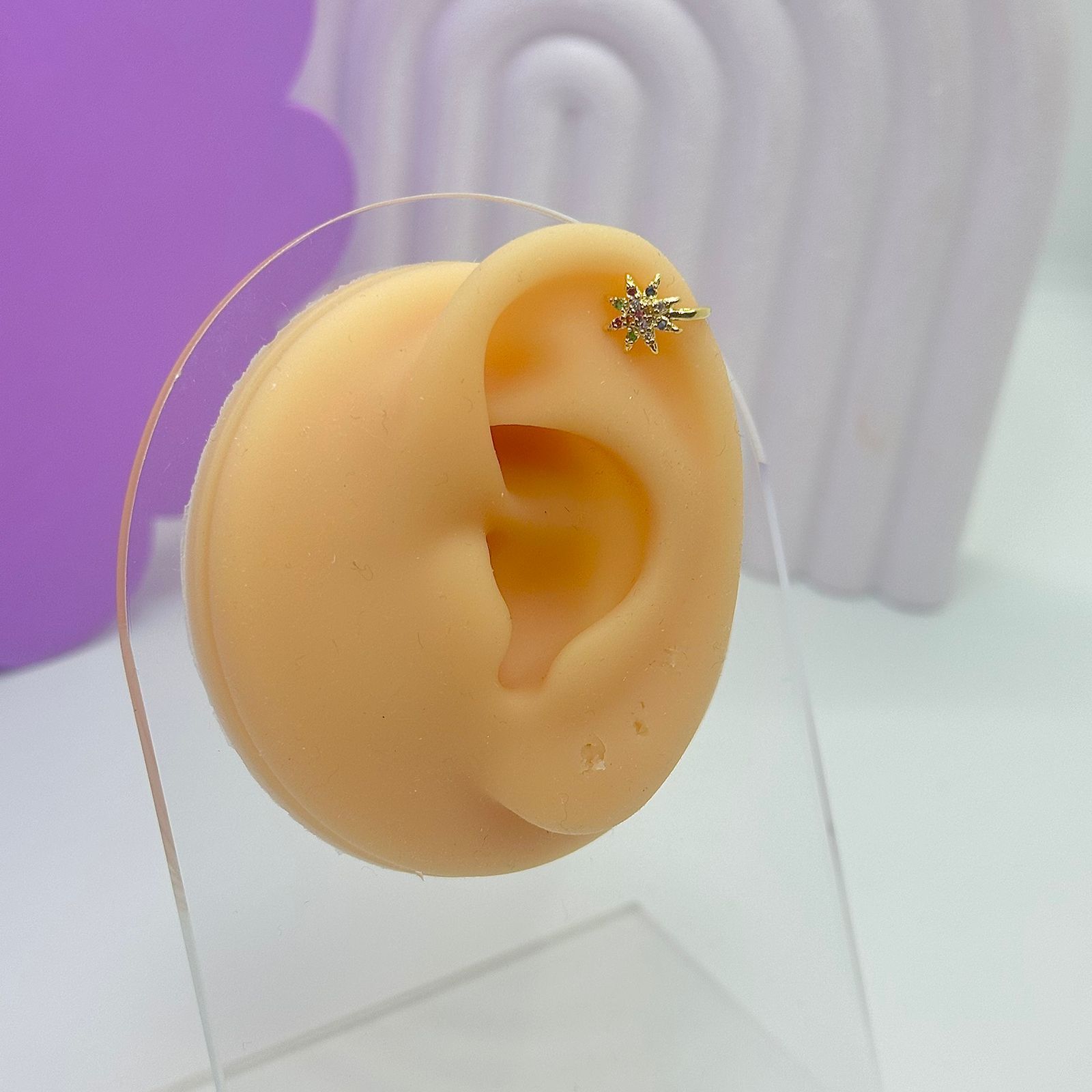 PIERCING FAKE ESTRELA CADENTE COLOR PFO1956