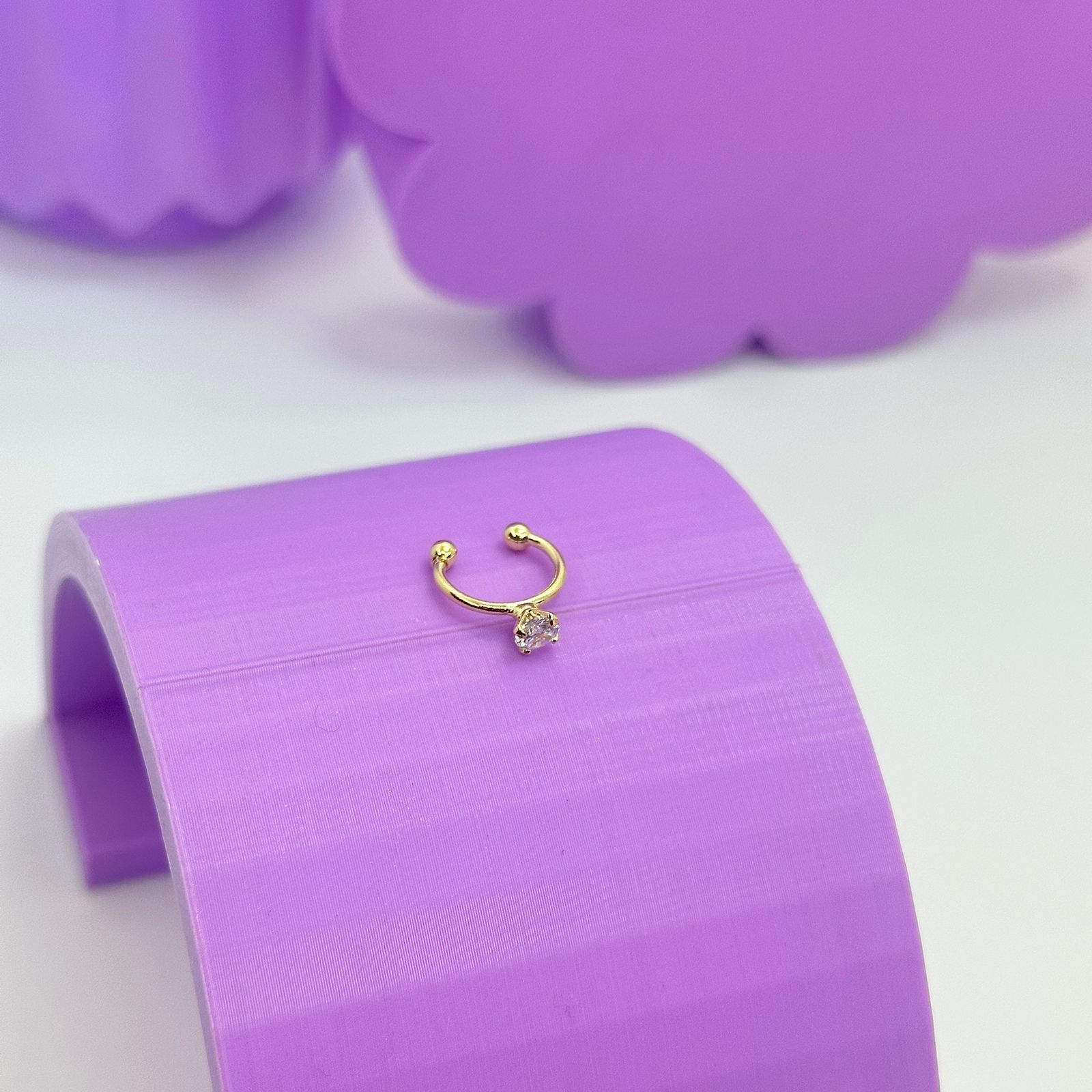 PIERCING FAKE FIO PEDRA CRISTAL PFO1957