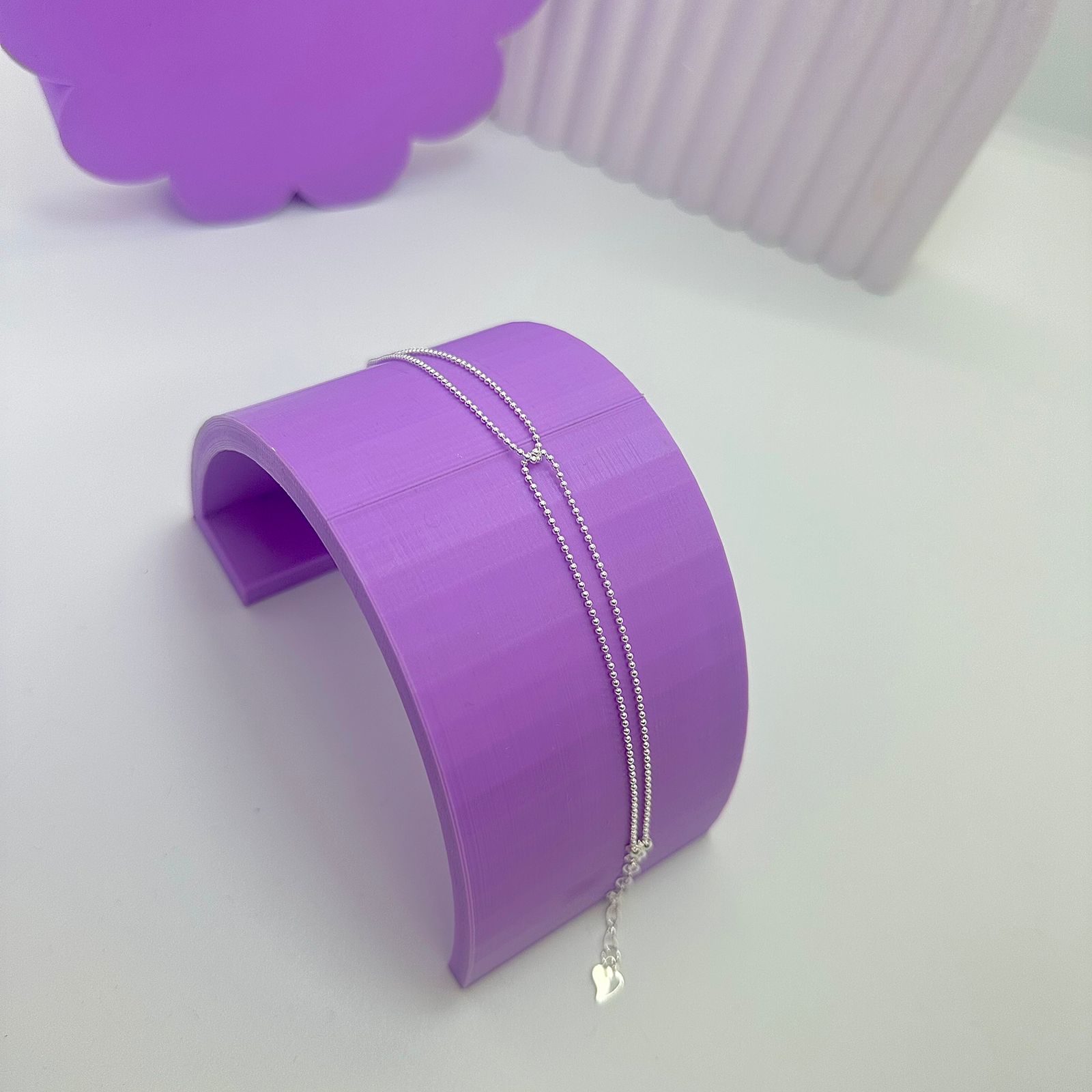 PULSEIRA CORRENTE BOLINHAS 1MM ENTRELAÇADAS PP1962