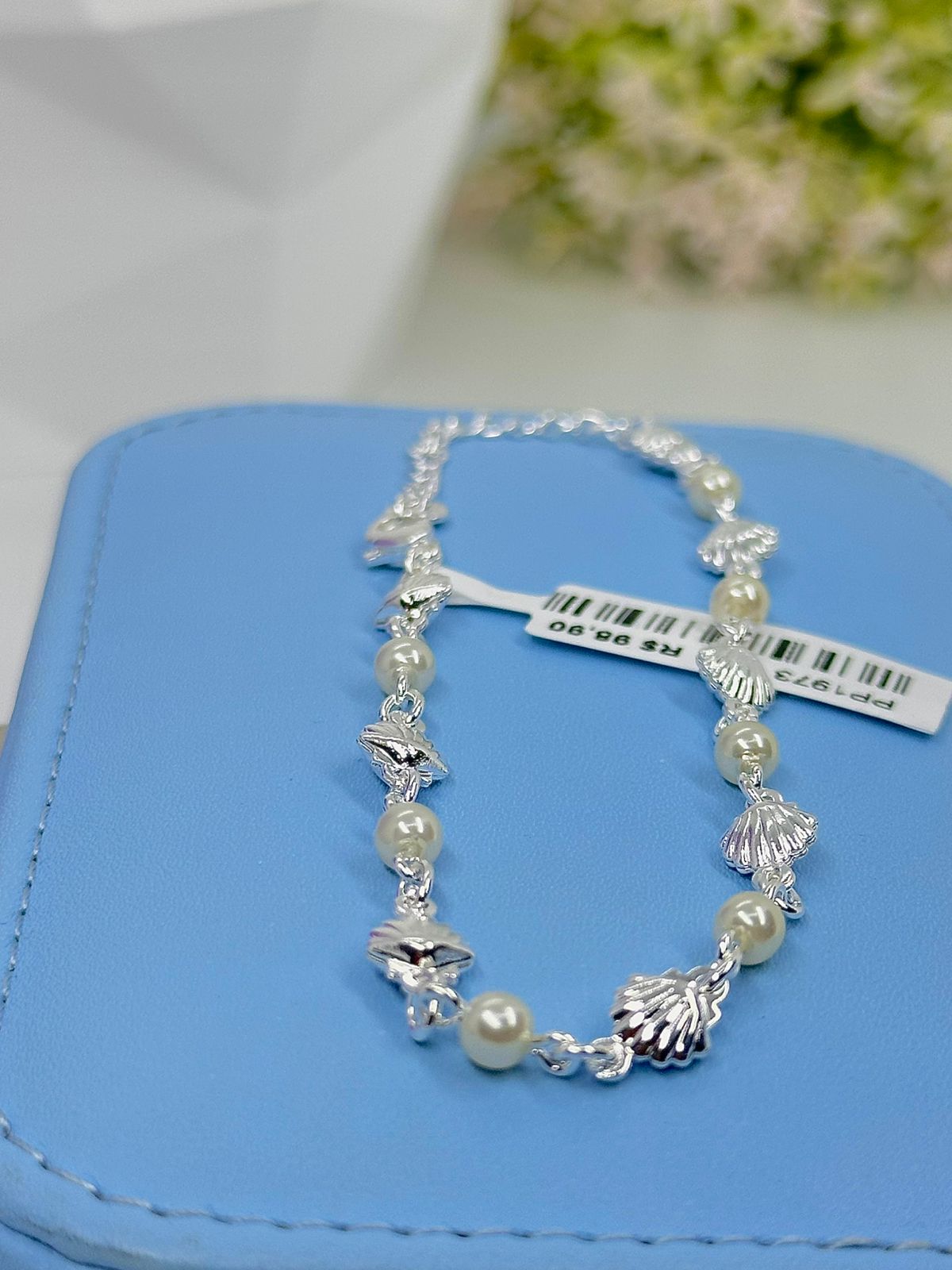 PULSEIRA CONCHINHAS E PÉROLAS PP1973