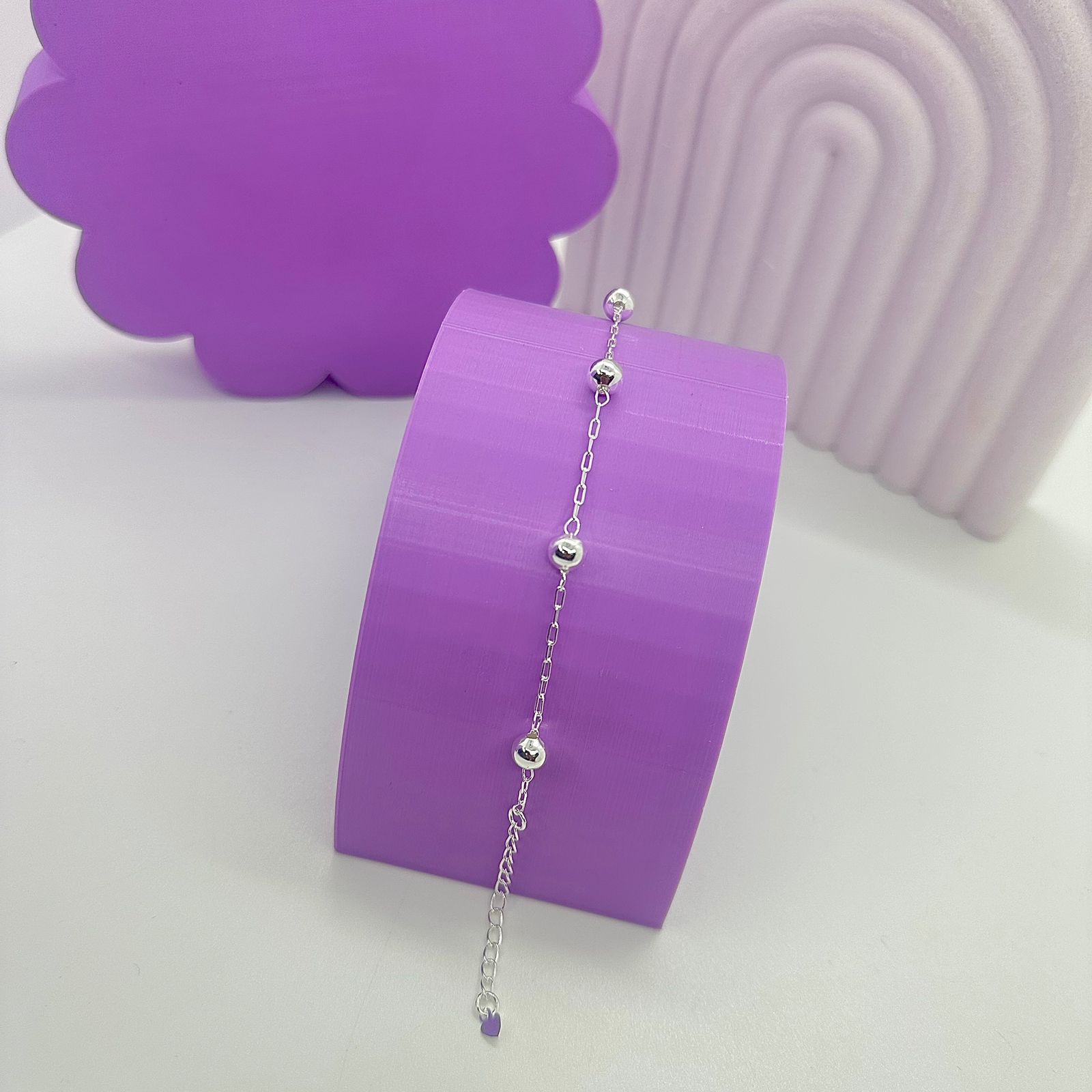 PULSEIRA ELOS E ESFERAS MACIÇAS 2MM PP1975