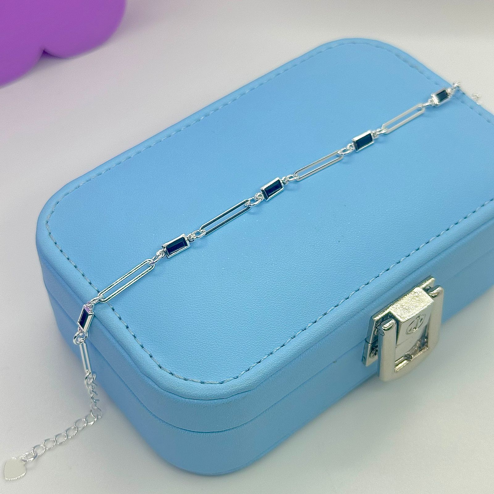 PULSEIRA ELOS COM PEDRA BLACK PP1980