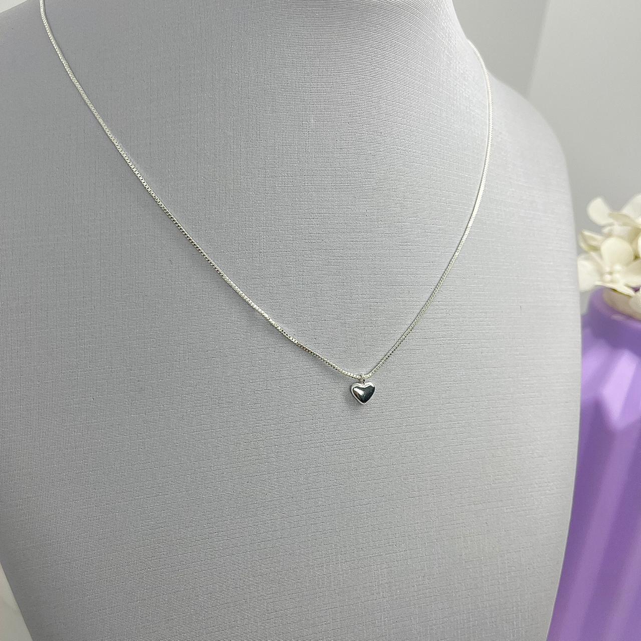 COLAR MINI CORAÇÃO MACIÇO CP1995