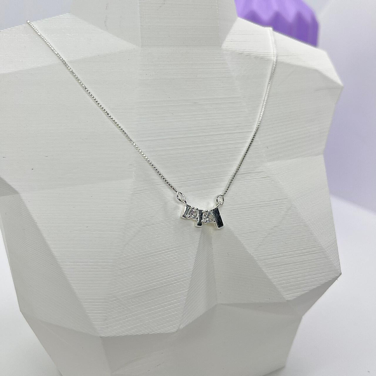 COLAR ZIRCÔNIAS RETAS CP1996