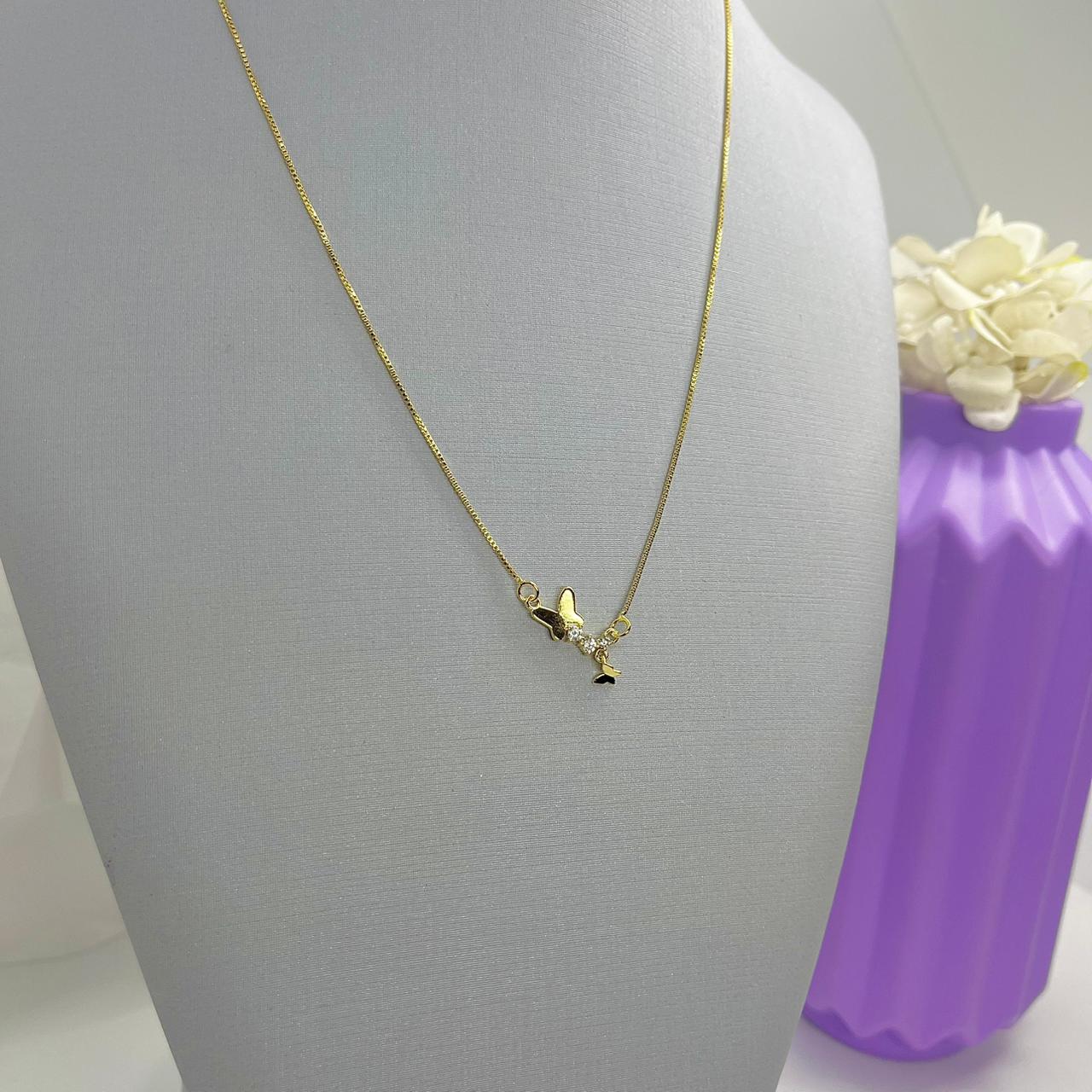 COLAR DUO BORBOLETAS CO1999