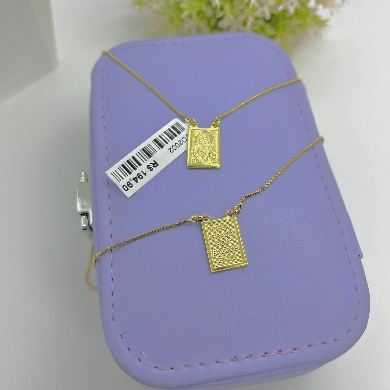 ESCAPULÁRIO SAGRADO CORAÇÃO E N.S. DO CARMO VENEZ. CO2002