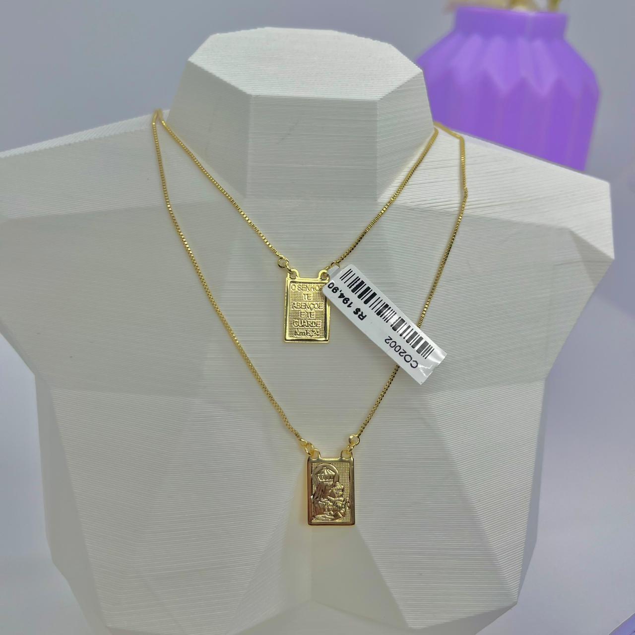 ESCAPULÁRIO SAGRADO CORAÇÃO E N.S. DO CARMO VENEZ. CO2002