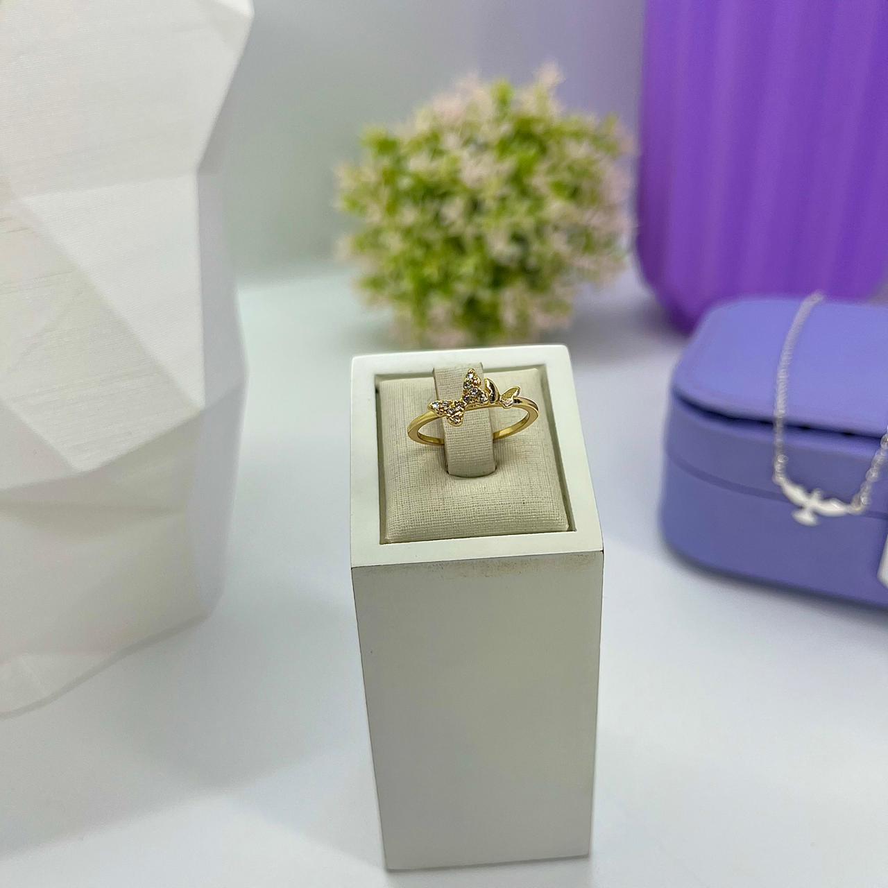 ANEL FALANGE DUO BORBOLETAS AO2020