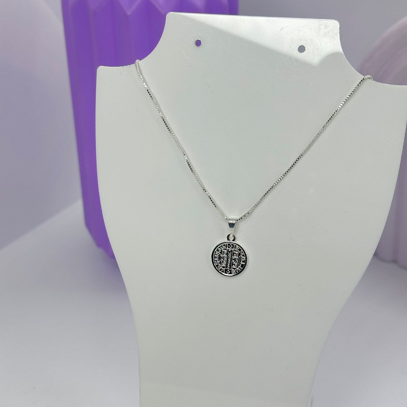 COLAR SÃO BENTO MEDALHA 13MM CP2034