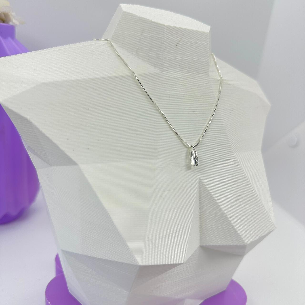 COLAR DISCRETO CRAVEJADO CP2037