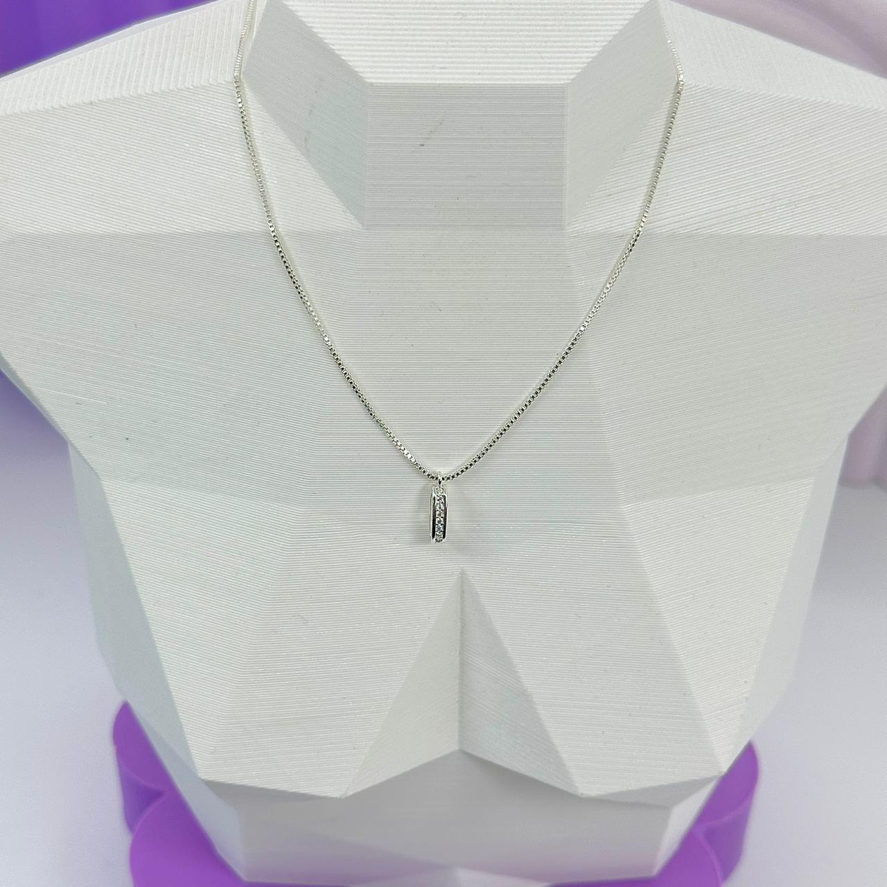 COLAR DISCRETO CRAVEJADO CP2037