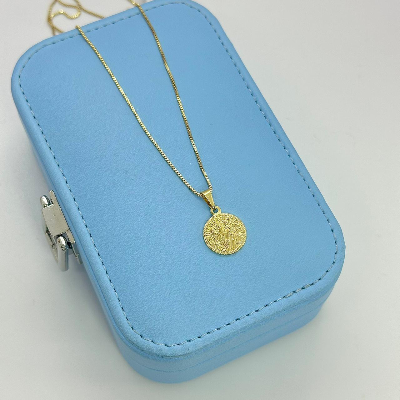 COLAR SÃO BENTO MEDALHA 13MM CP2056