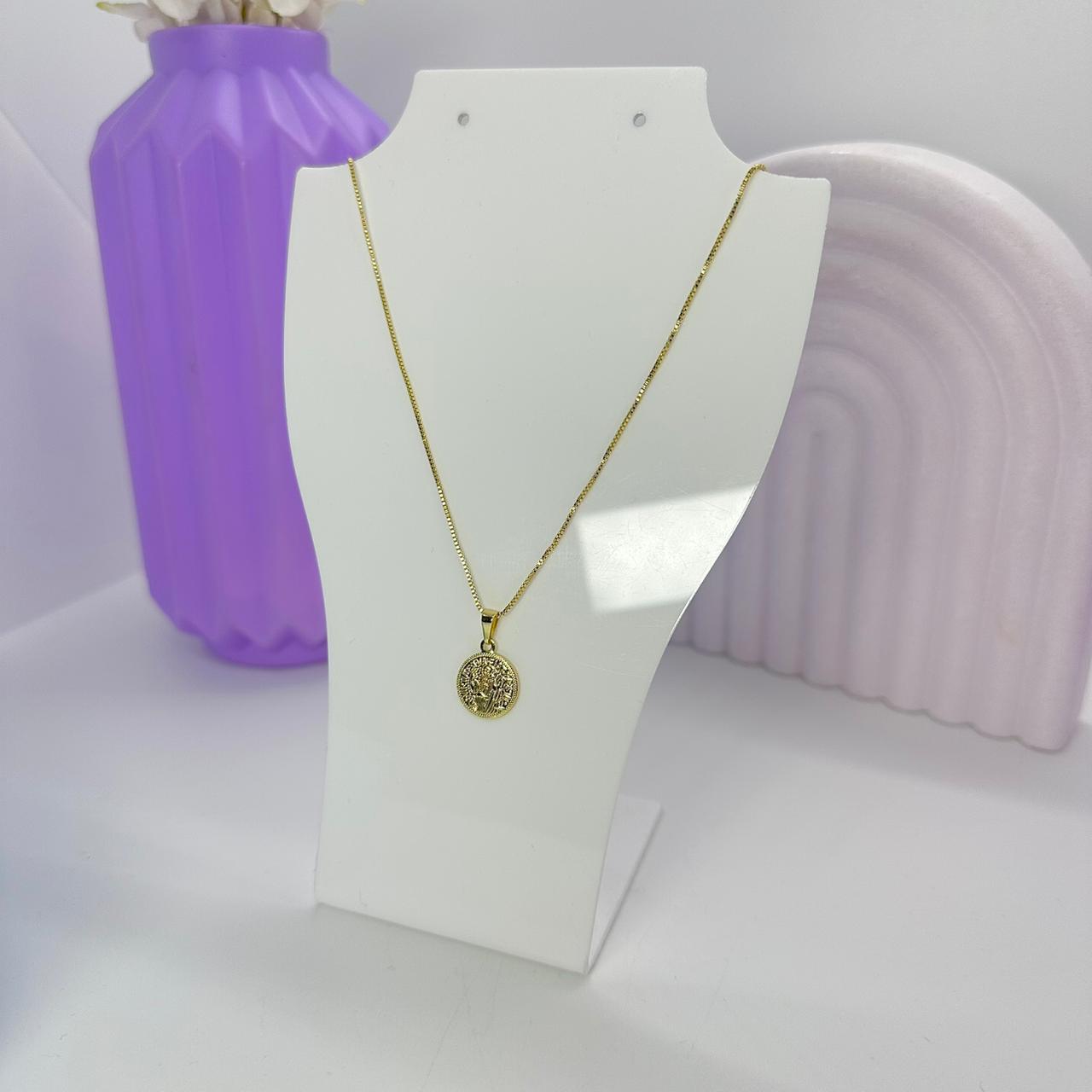 COLAR SÃO BENTO MEDALHA 13MM CP2056