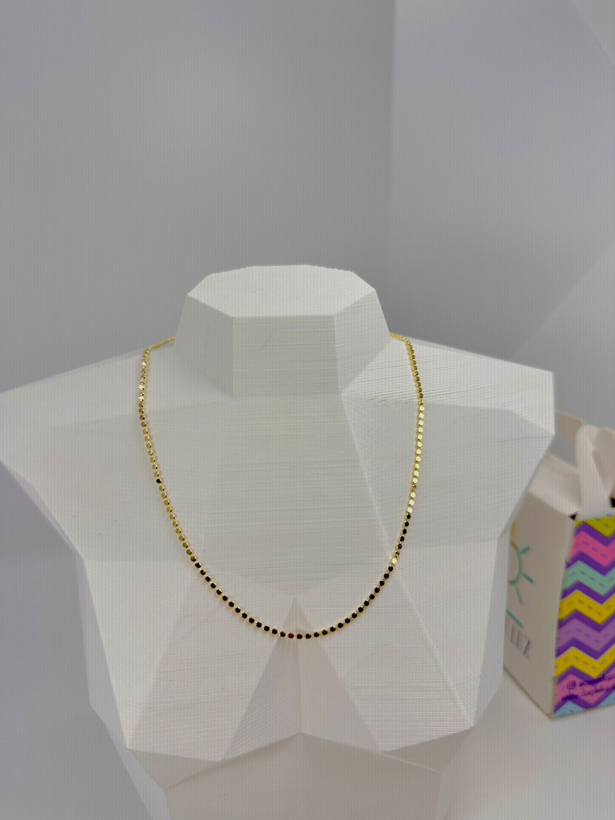 CHOKER BOLINHAS ACHATADAS CO2065