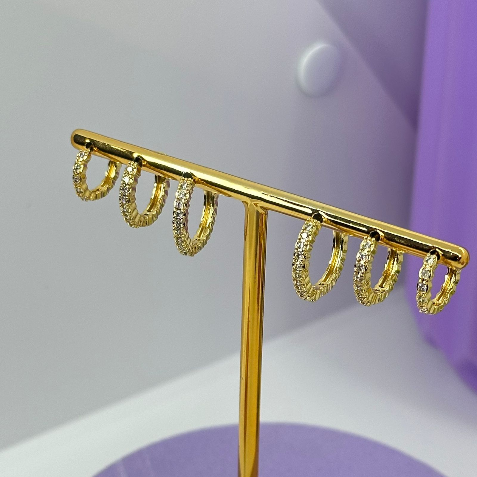 TRIO ARGOLAS CLICK CRAVEJADA 1 FELEIRA BO2151