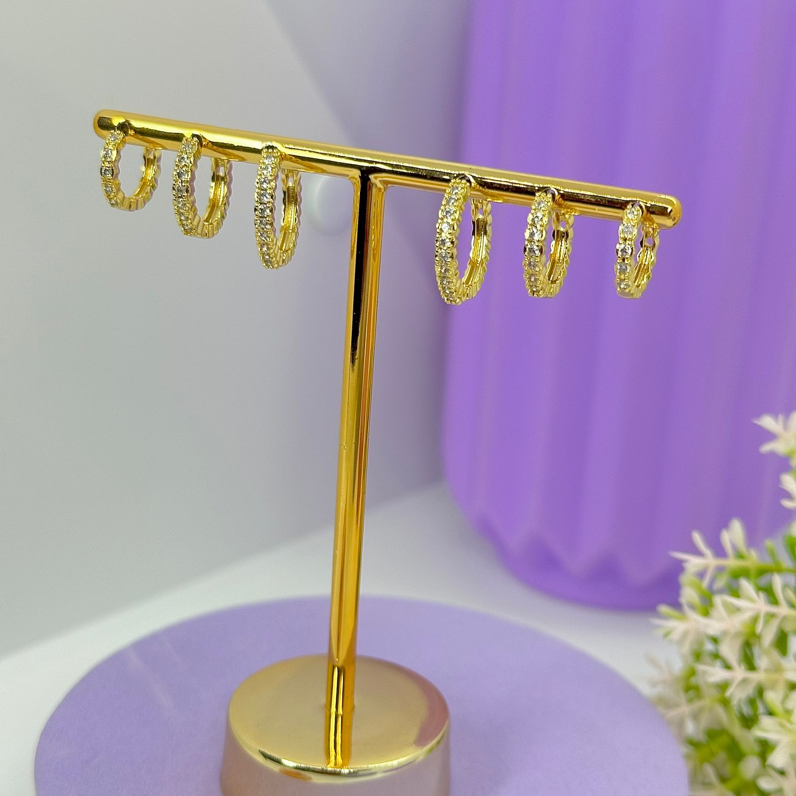 TRIO ARGOLAS CLICK CRAVEJADA 1 FELEIRA BO2151