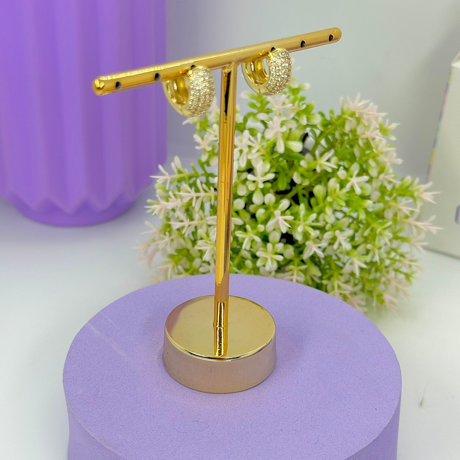 ARGOLA CLICK ROBUSTA 4 FILEIRAS ZIRCONIAS BO2160