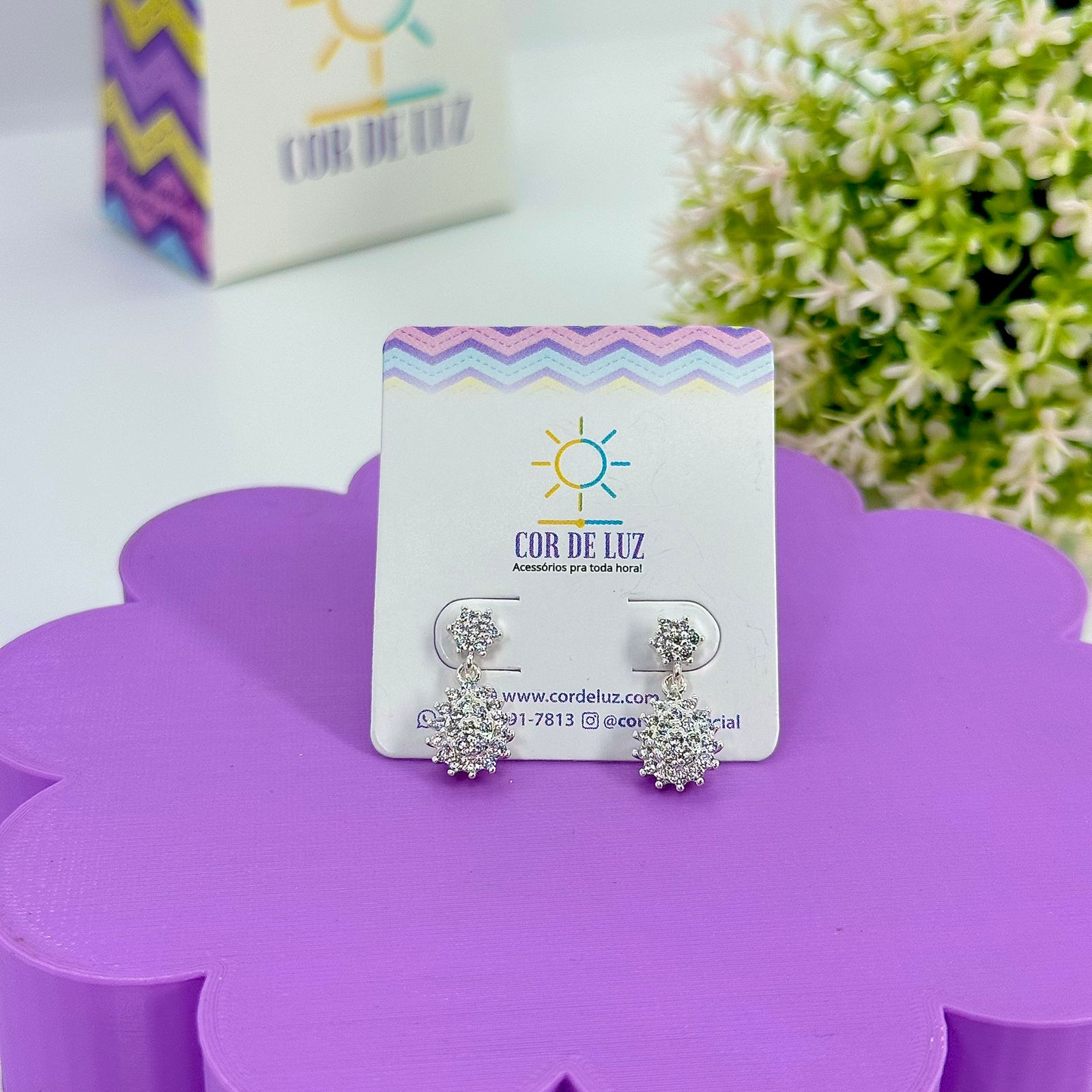 BRINCO GOTA CRAVEJADA PENDURADA BP2183