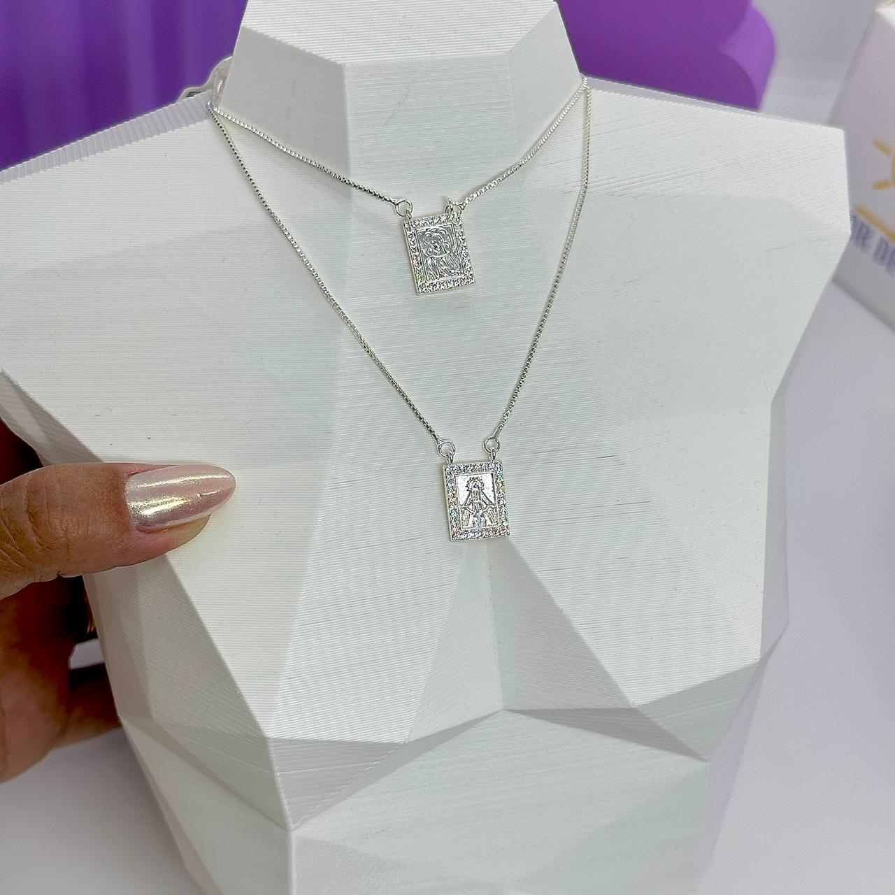 ESCAPULÁRIO CRISTO E MARIA CP2290