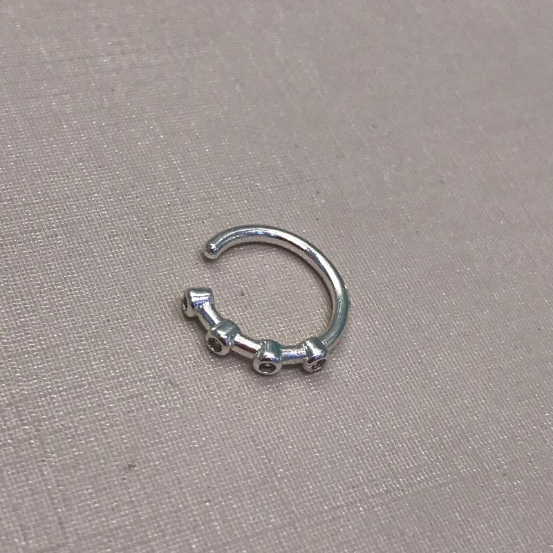 PIERCING SUNSHINE BANHADO A PRATA