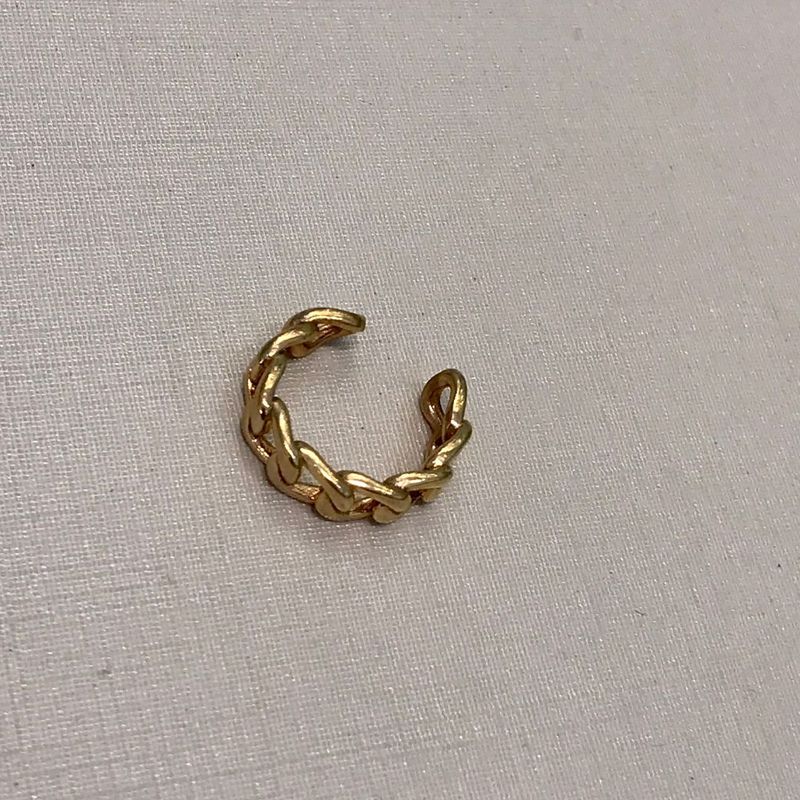 FAKE PIERCING CORRENTE BANHADO A OURO