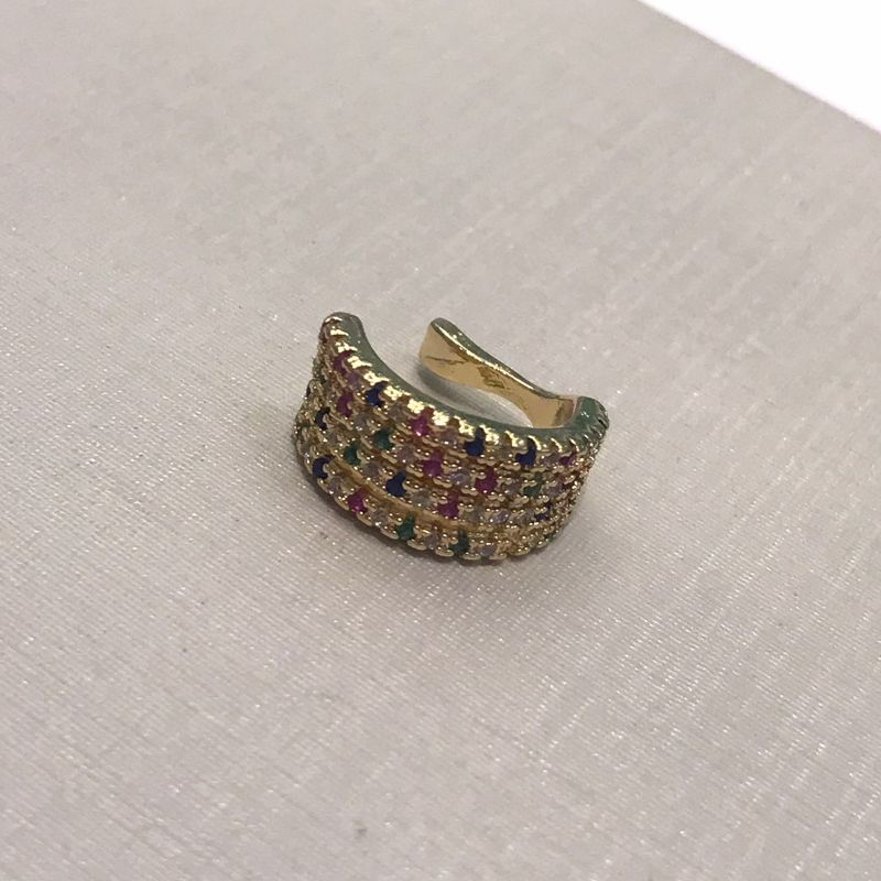 FAKE PIERCING GOLD COLOR BANHADO A OURO