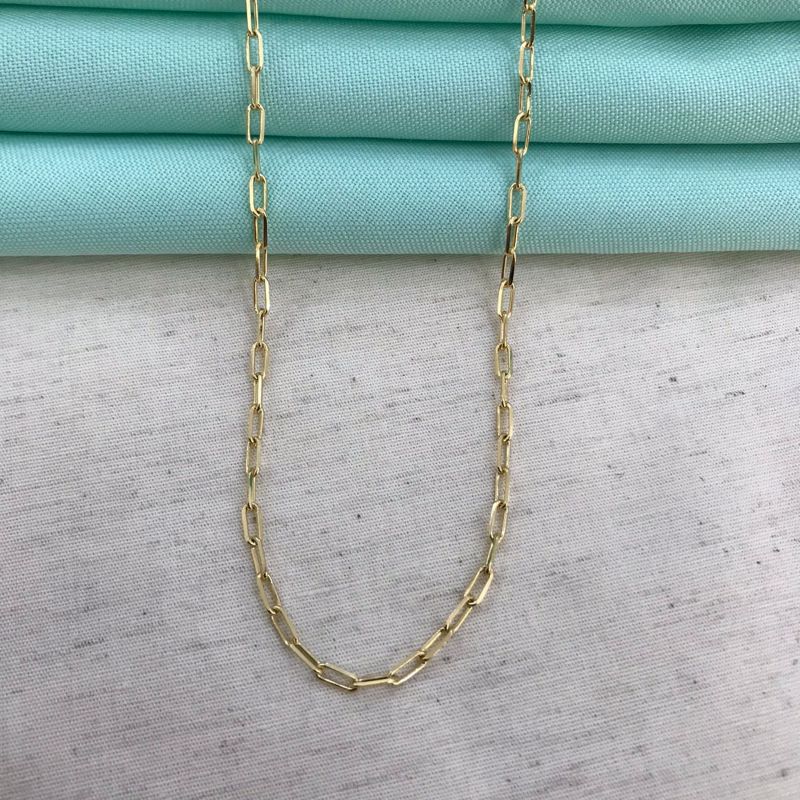 CORRENTE CARTIER MASCULINA INFANTIL BANHADO A OURO