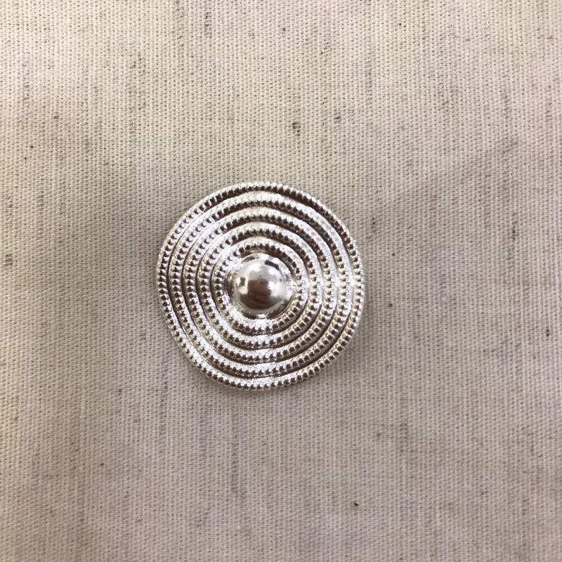 PINGENTE DESIGN AMASSADO TEXTURIZADO BANHADO A PRATA