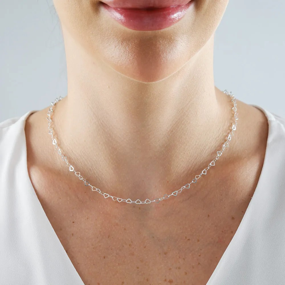 COLAR CHOCKER ELOS DE CORAÇÃO - PRIME