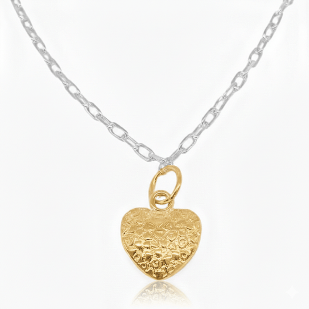 COLAR CORAÇÃO COM VARIOS CORAÇÕES - CARMELLA