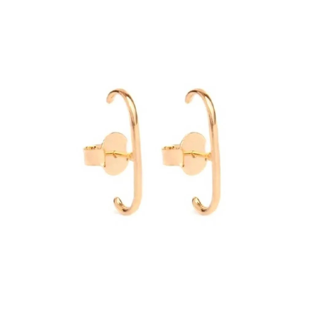 BRINCO EARHOOK LISO  - CARMELLA