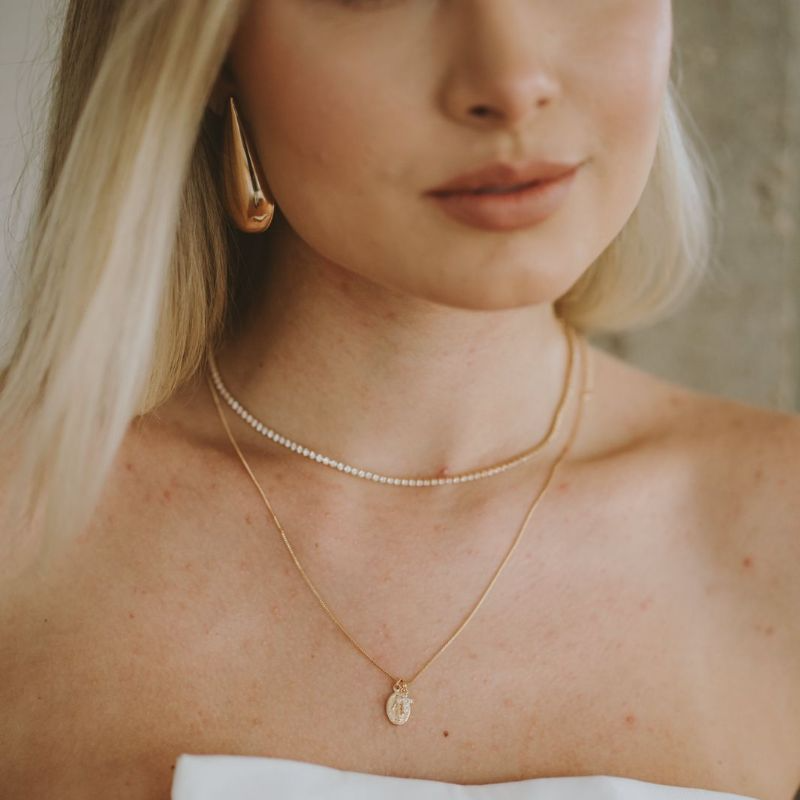 Choker Riviera Best Seller Brilhante Banhada a Ouro