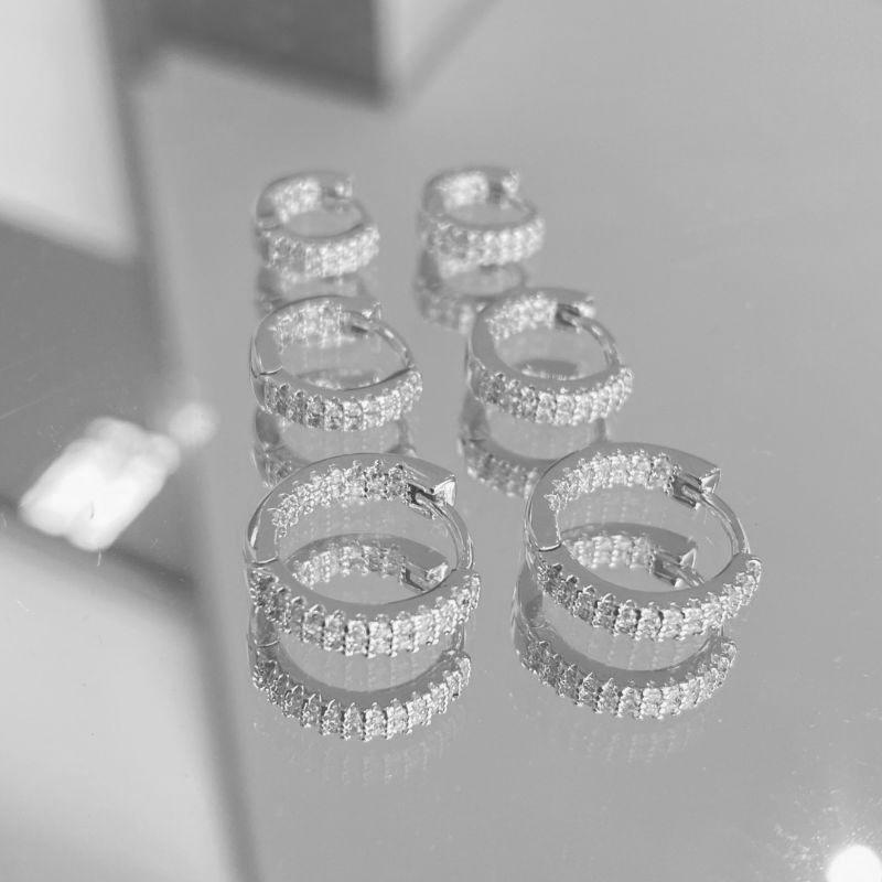 BRINCO TRIO DE ARGOLAS CRAVEJADAS - PRIME