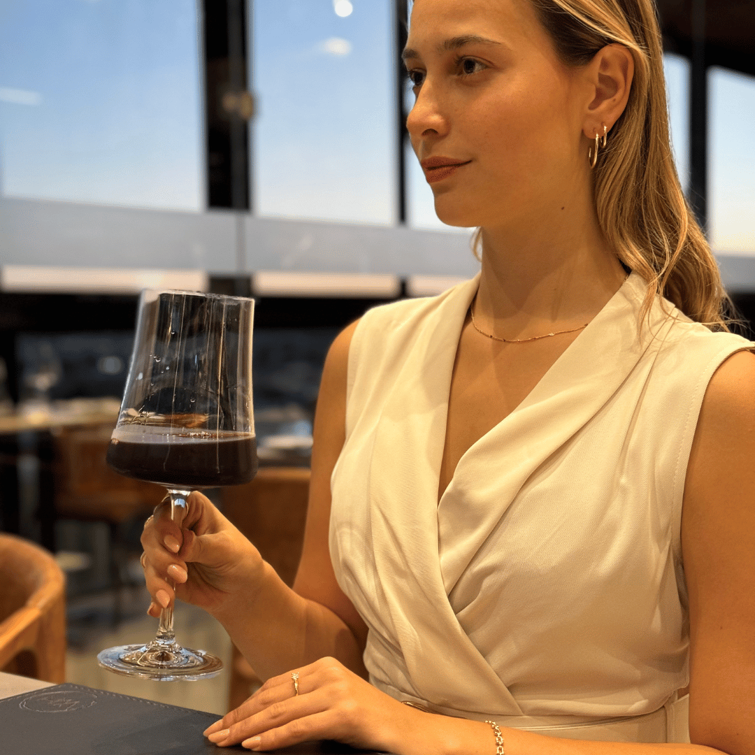 BRINCO ARGOLA TUBO MÉDIO - WINE