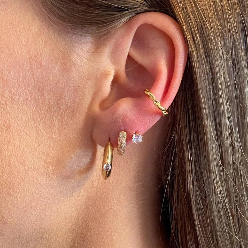 BRINCO PIERCING FAKE TORCIDINHO - WINE