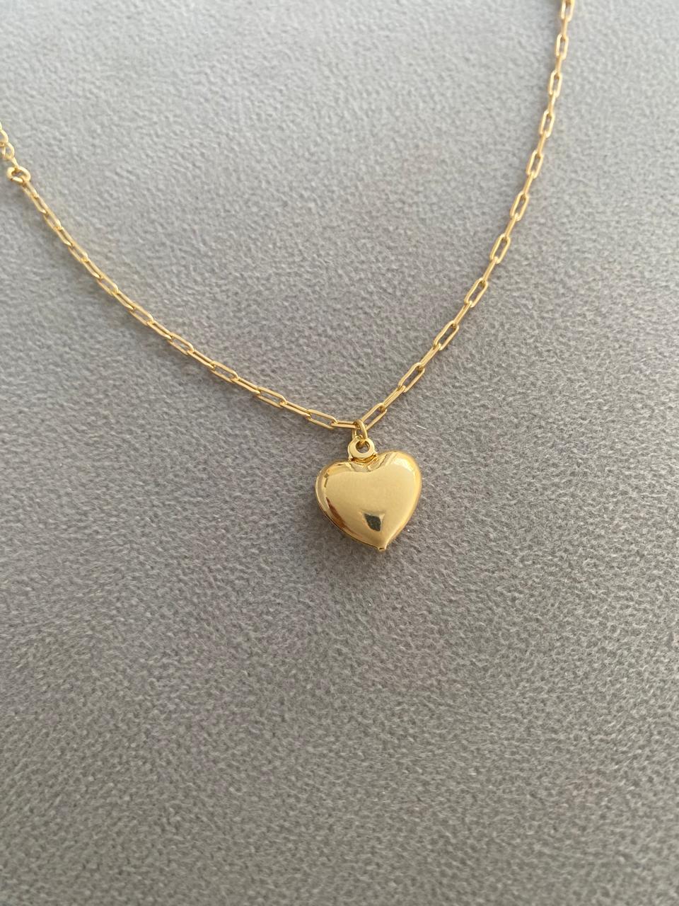 PULSEIRA CORAÇÃO LISO DUPLO 45CM