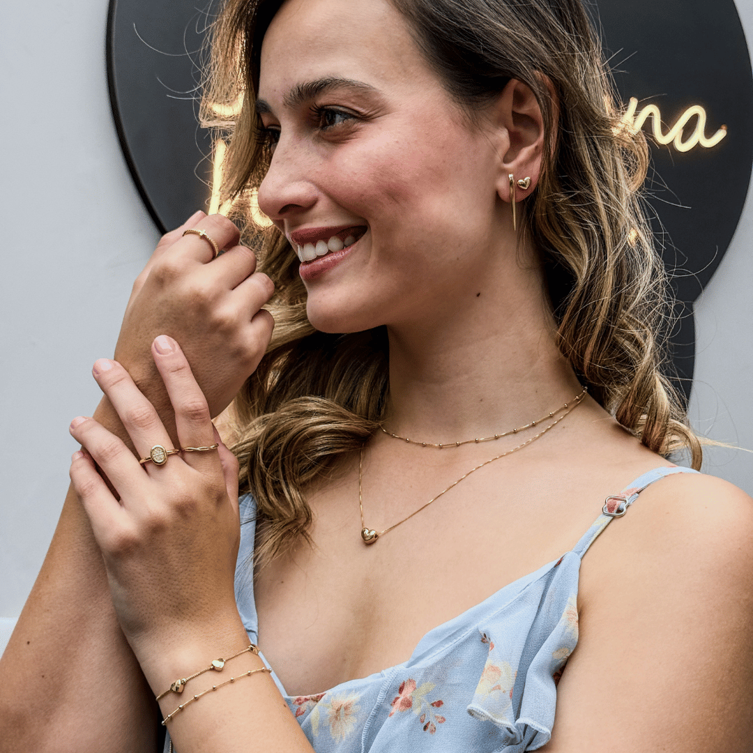 COLAR CHOKER DE BOLINHAS 40CM - AURA