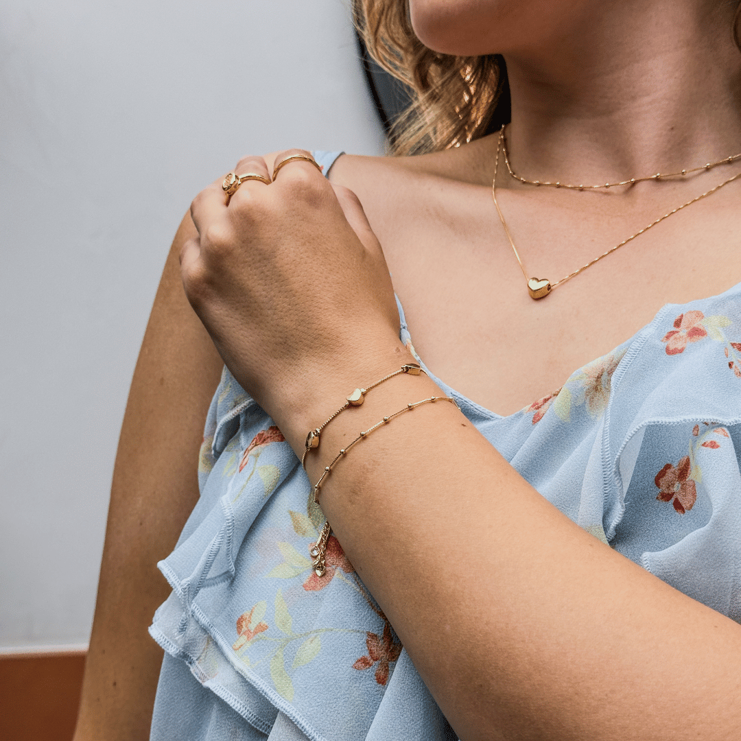 COLAR CHOKER DE BOLINHAS 40CM - AURA