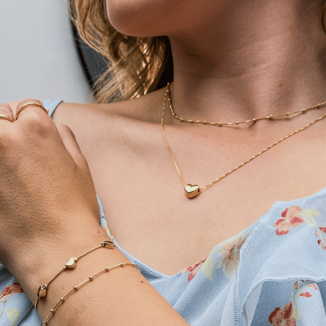 COLAR CHOKER DE BOLINHAS 40CM - AURA