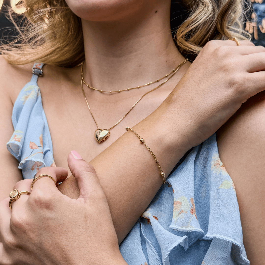 COLAR CHOKER DE BOLINHAS 40CM - AURA