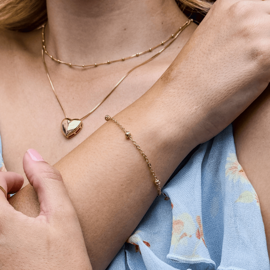 PULSEIRA DE BOLINHAS MÉDIAS LISA  - AURA