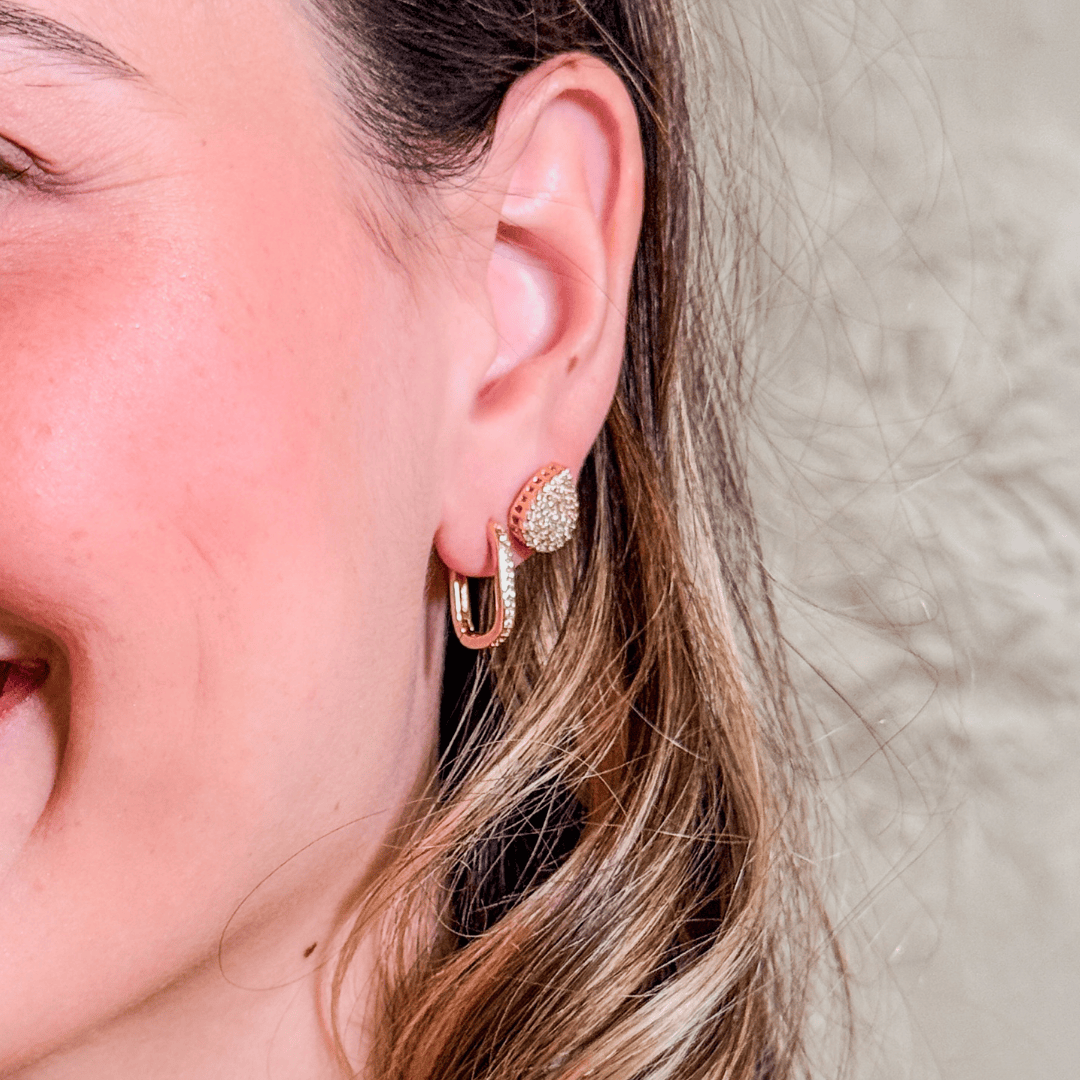 BRINCO GOTA MÉDIO CRAVEJADO - AURA