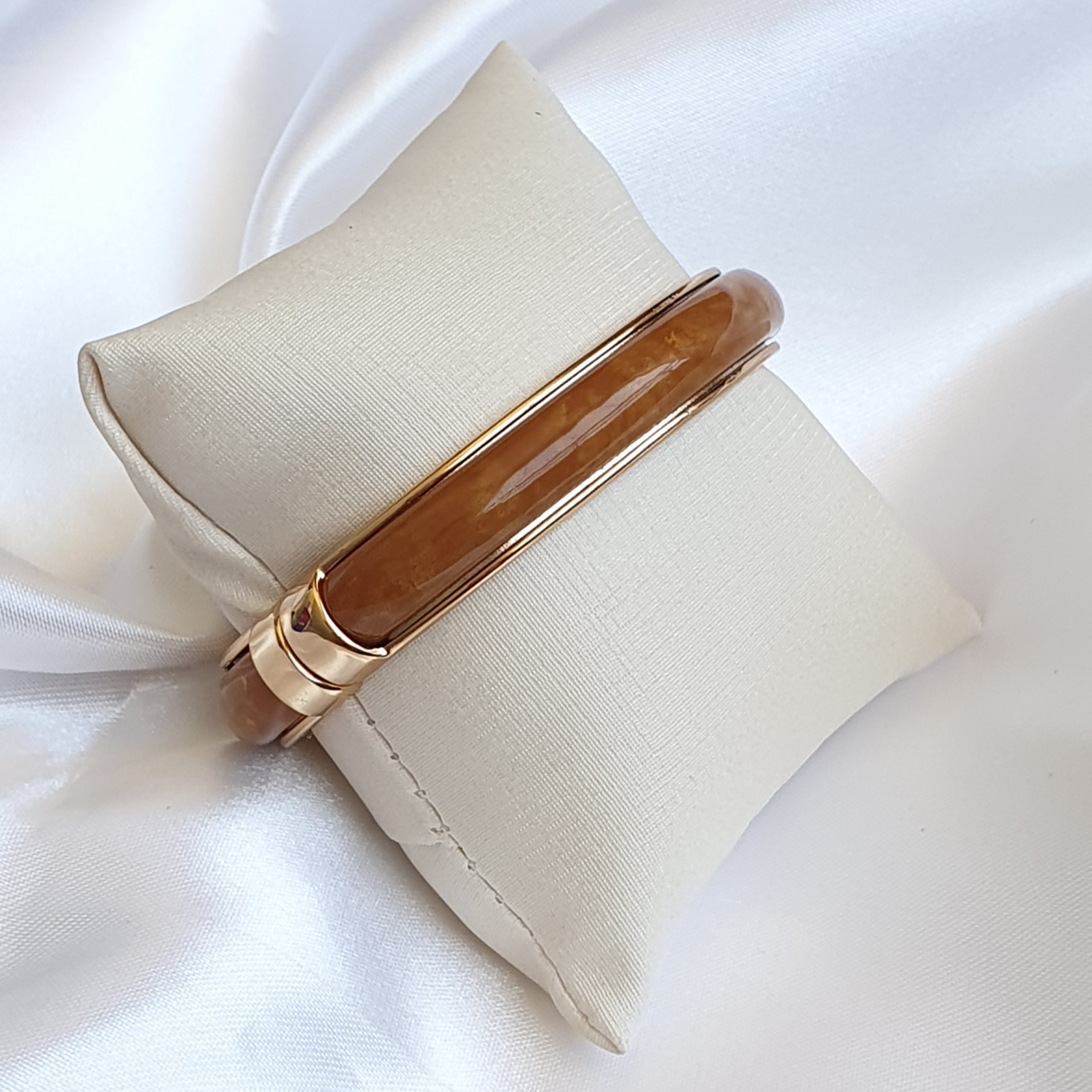 Bracelete Marrom Madeira