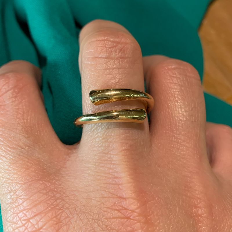 ANEL ANA LUISA AJUSTAVEL BANHO OURO 18K